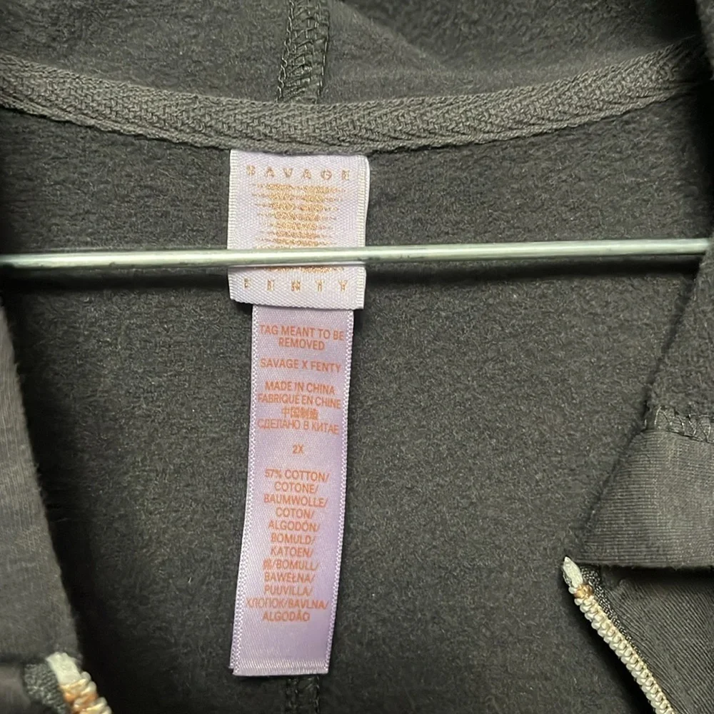 Savage X Fenty - Forever Savage Showgirl Hooded Gray Onesie